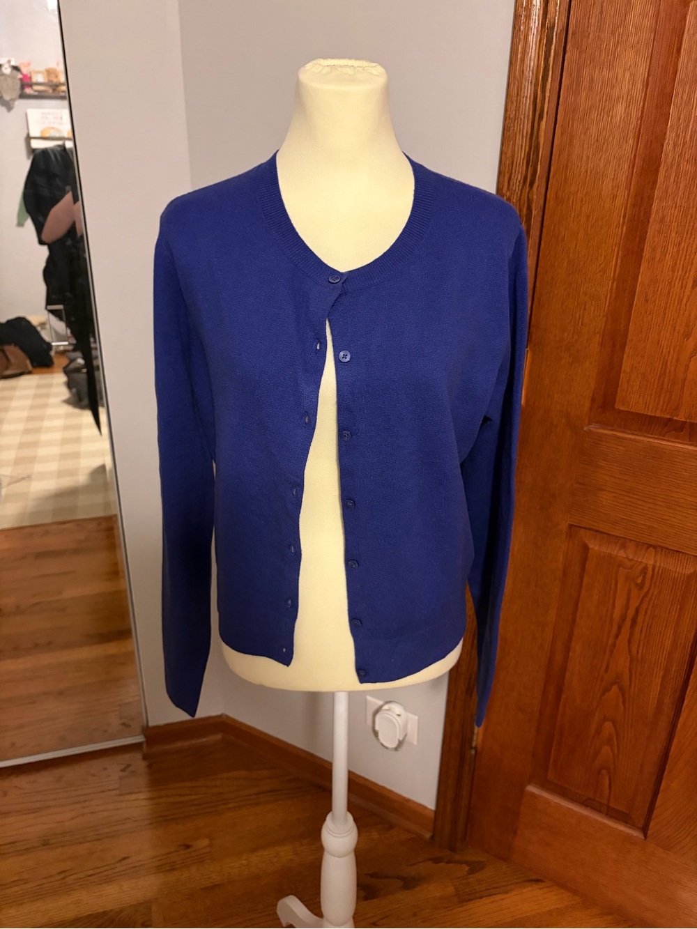 A New Day blue cardigan in size M #preppy #cozy